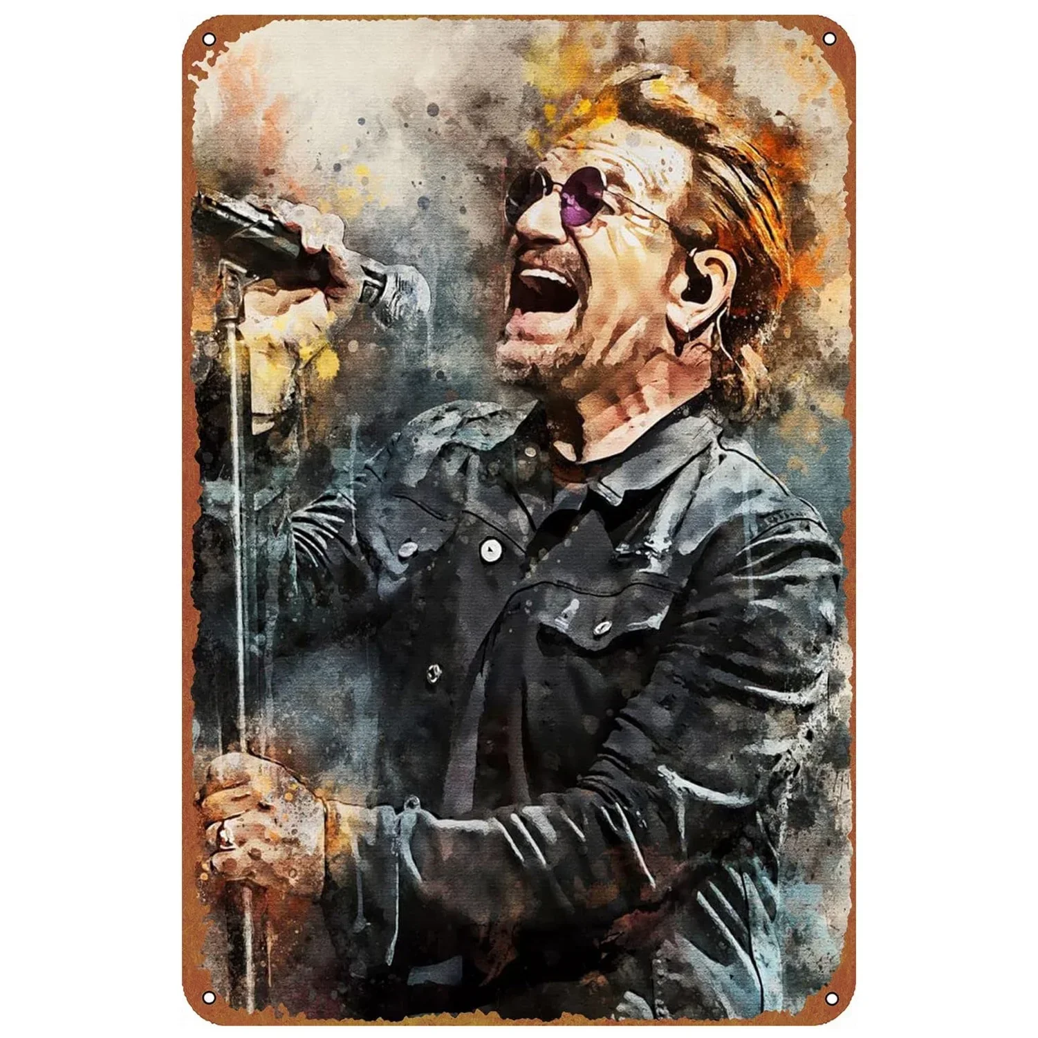 Музыка Рокер Металлические Оловянные Знаки Группа Настенное Украшение Табличка