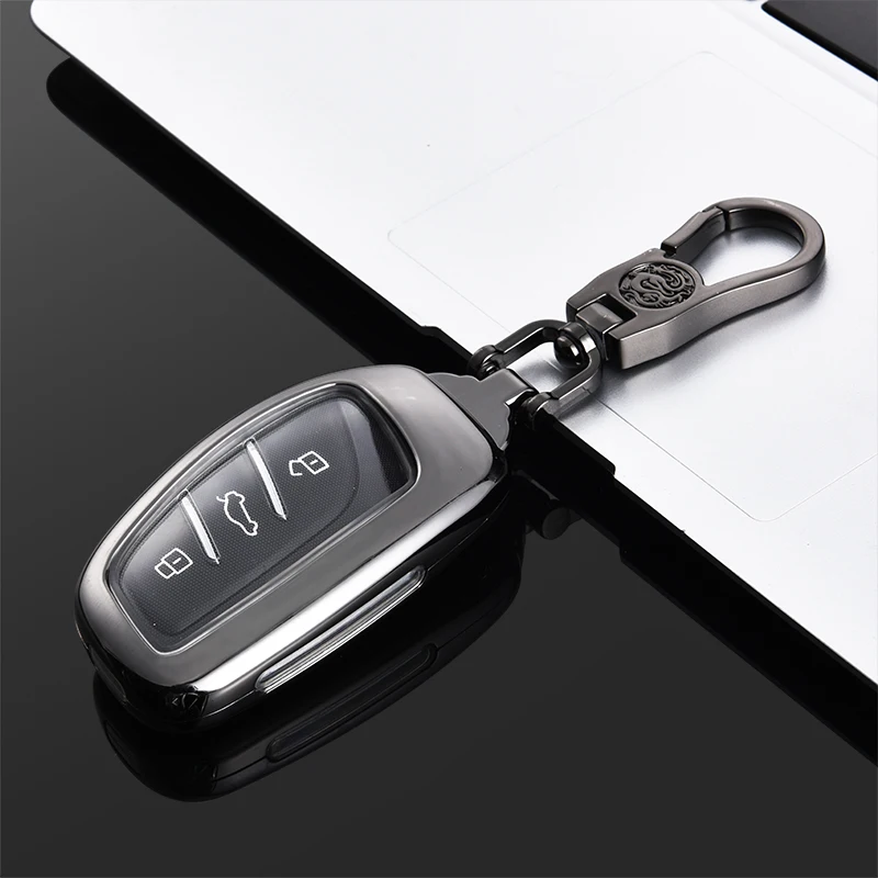 

Zinc Alloy Car Remote Smart Key Cover Case Holder Shell For MG ZS EV MG6 EZS HS EHS 2019 2020 For Roewe RX5 i6 i5 RX3 RX8 ERX5