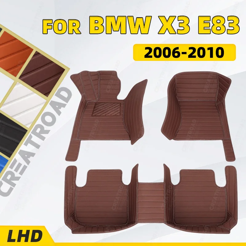 

Custom Car floor mats for BMW X3 E83 2006 2007 2008 2009 2010 auto foot Pads automobile carpet cover interior accessories