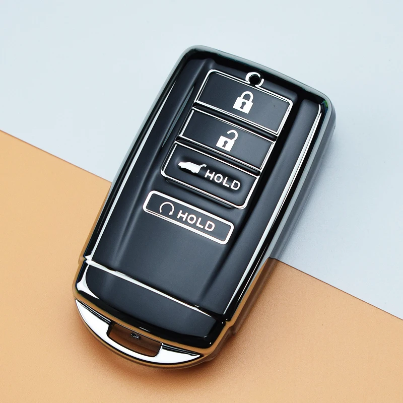

Мягкий чехол для автомобильных ключей из ТПУ для Honda Acura RLX MDX CDX TLX-L NSX RDX, защитные аксессуары для автомобильных ключей