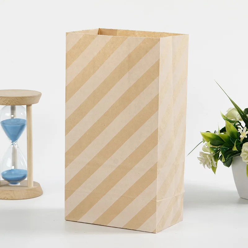 

10 шт., крафт-бумага, сумки для конфет, подарочная упаковка, сумка для украшения дня рождения, десертная сумка для конфет, сумка для закусок, печенья