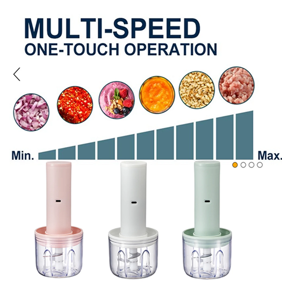 Портативный электрический кухонный комбайн