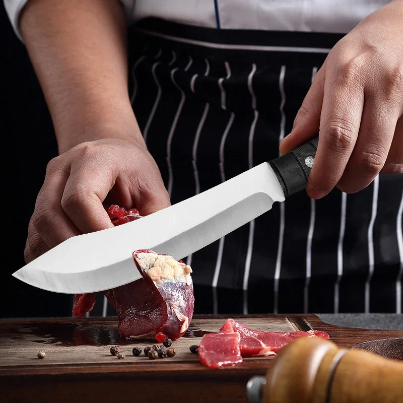 Кухонный нож шеф-повара из нержавеющей стали для нарезки мяса фруктов