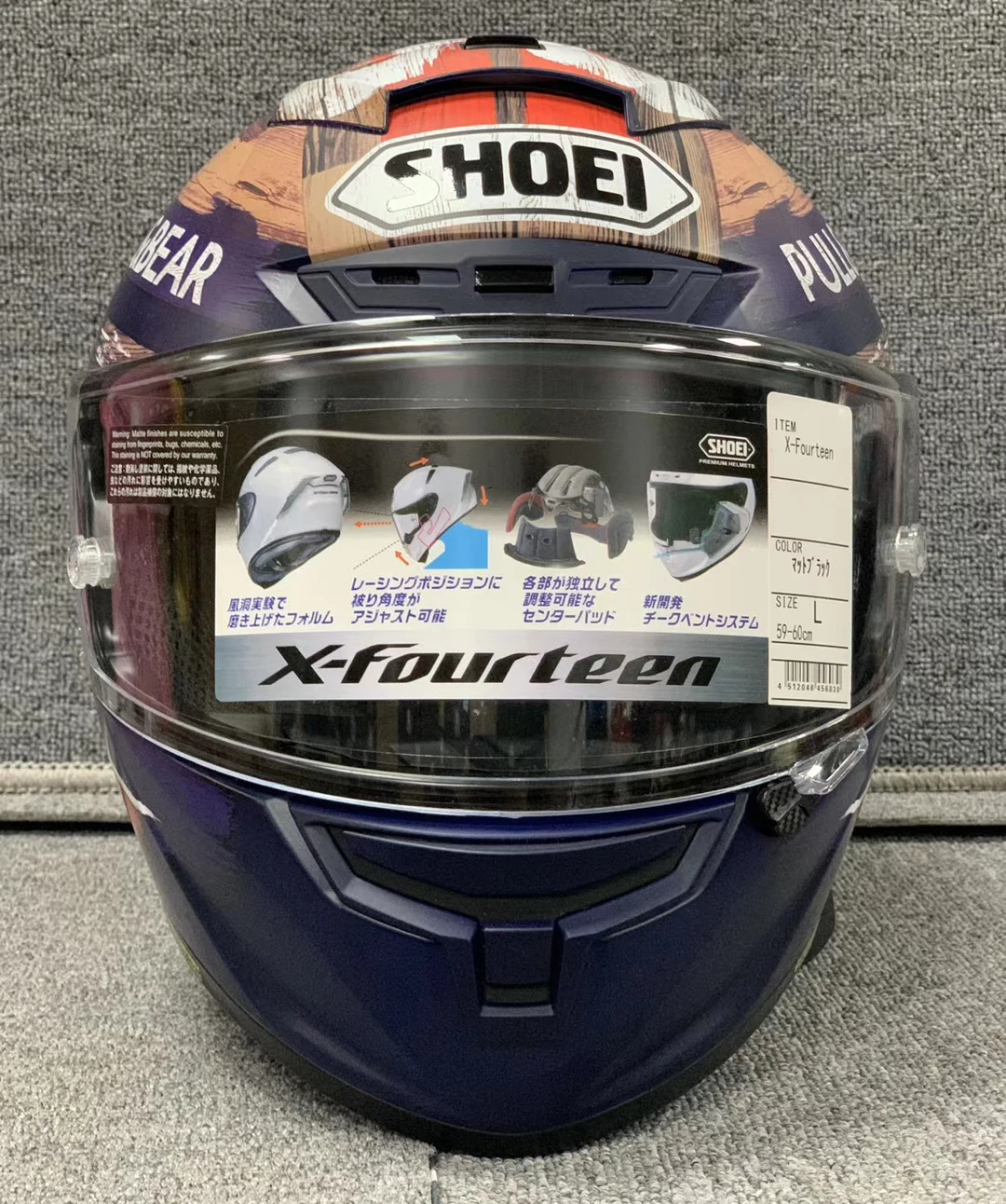 

Full Face Motorcycle helmet SHOEI X14 93 Marquez Amariica GP Riding Motocross Racing Motobike Helmet