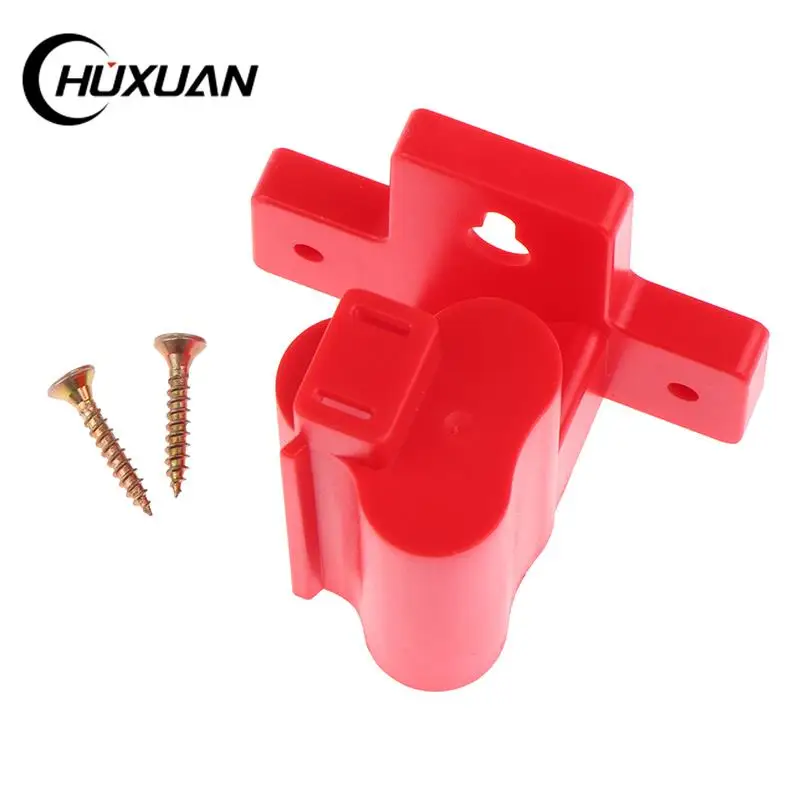 

1 Set ABS Red Tool Bracket Tool Holder Mount Fixed On The Wall Workbench For Milwaukee M12 12V Tool Hanger New With Screws Tools