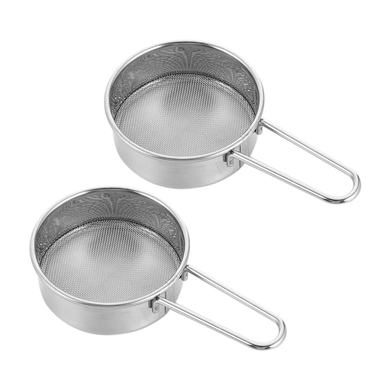 

2pcs Convenient Useful Practical Durable Portable Flour Sieves Flour Sifter for Inside Home Indoor