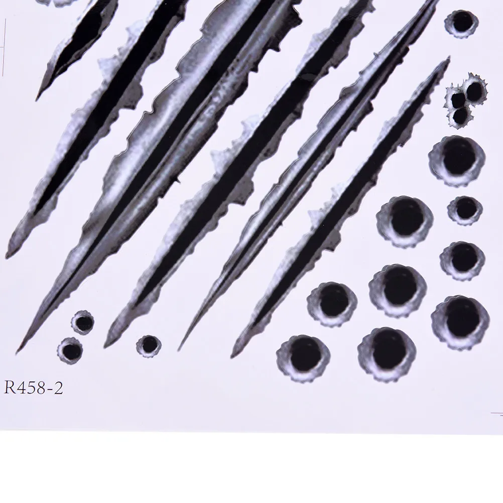 Модный новый креативный автомобильный Стайлинг 3D Поддельные пули отверстие