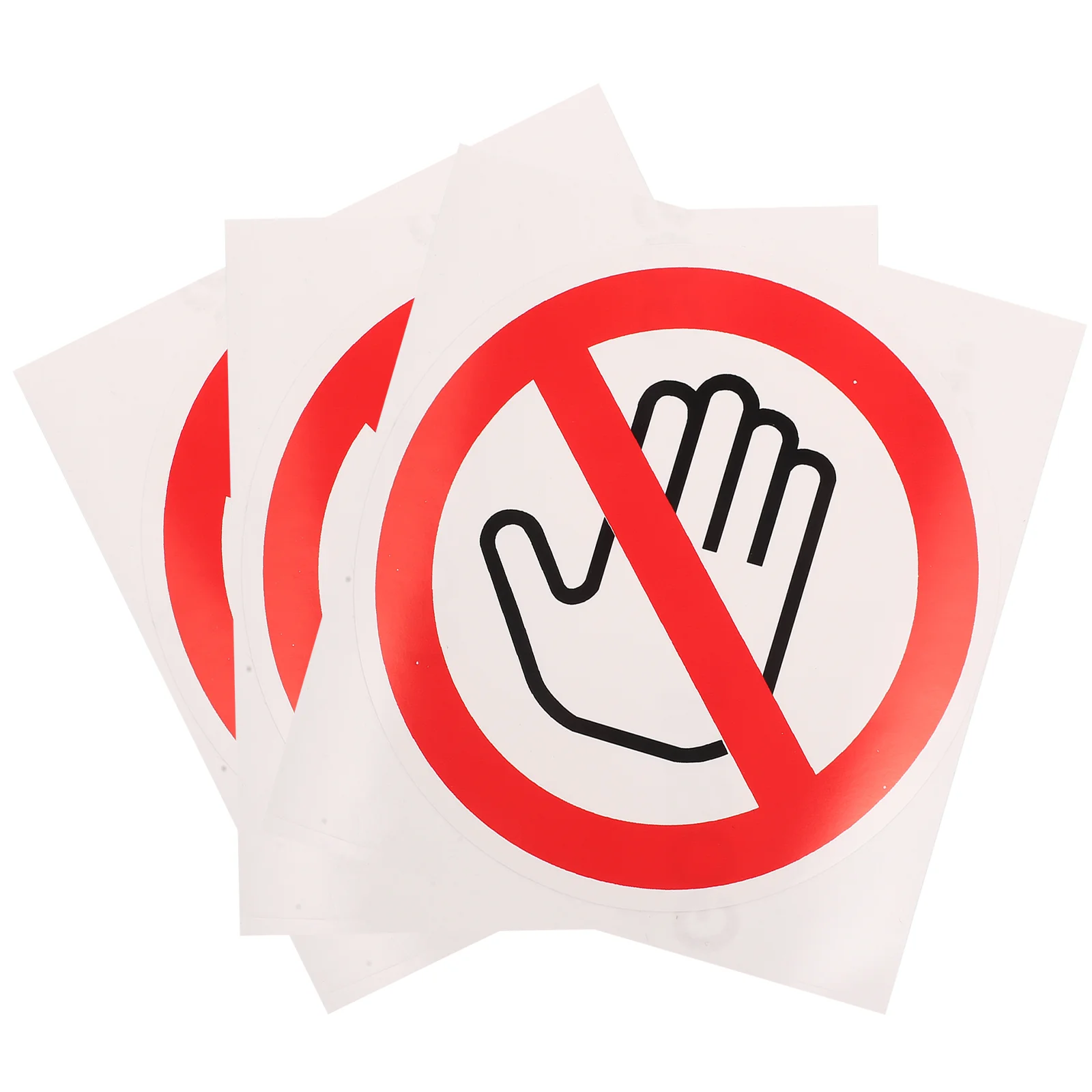 

Sign Touch Warning Sticker Safety Stickers Not Caution Label Do T Don Decaldont Adhesive Machine Decals Automatic Doordanger Use