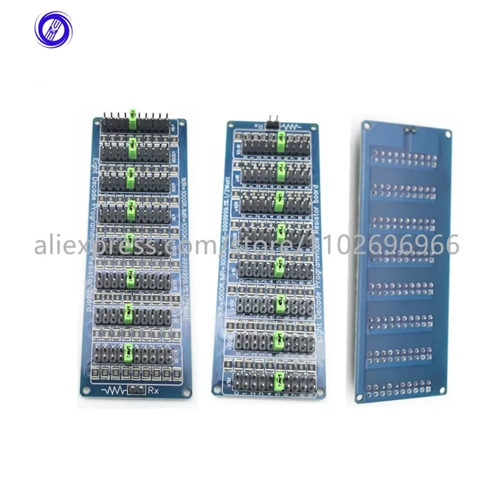 Программируемая плата восьмидесятных резисторов 0 1R- 9999999 .9R 0.1-9. MR (0-10MS) Модуль