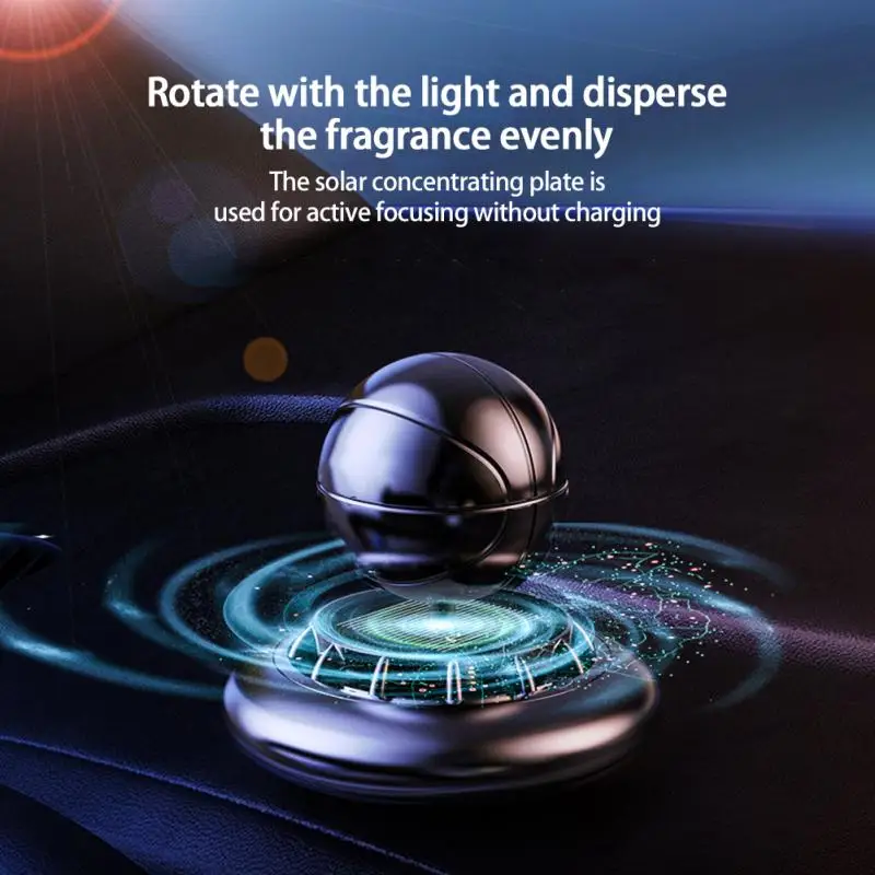 

Basketball Solar Power Car Aroma Diffuser Aromatherapy Perfume Decoration Air Freshener Scent Ornaments Home Auto Accessories