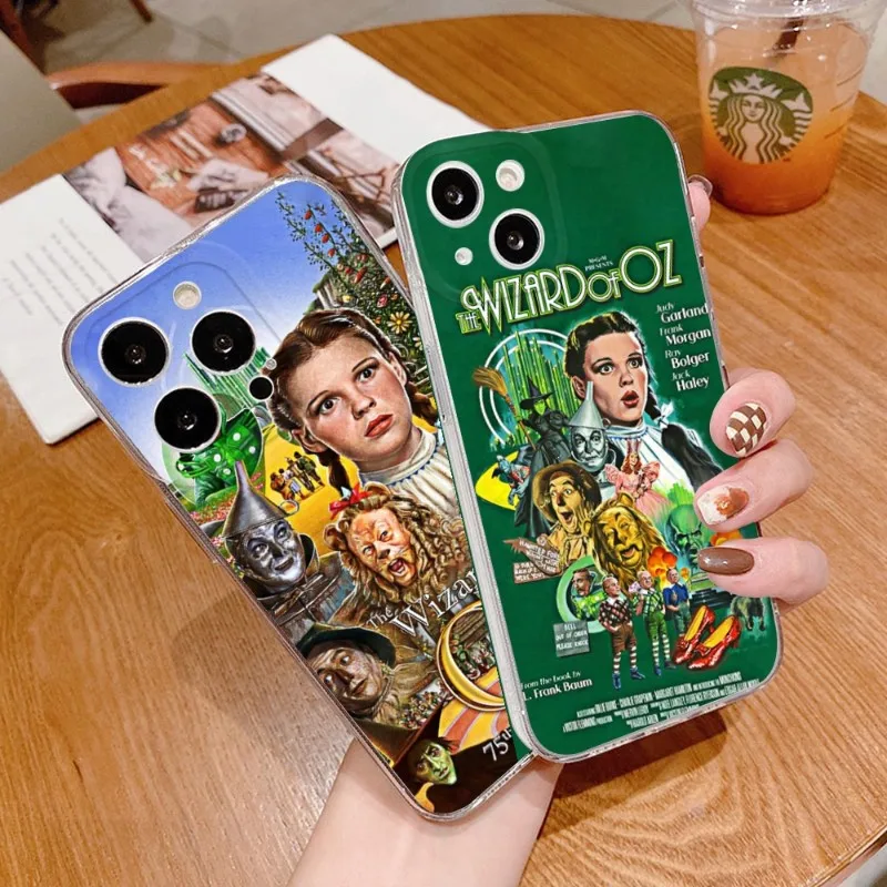 

The Wizard of OZ Movie Phone Case FOR IPhone 14 13 12 11 Pro Plus X 13 Pro MAX XR XS MINI Transparent Covers