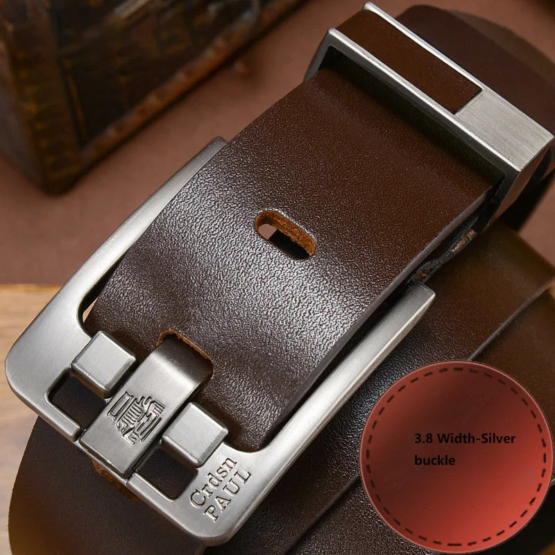 Fashion Men'S Pin Buckle Belt Korean Version Of Trend Leisure Youth Business Office Leisure Travel Design Men Leather Belt A3375