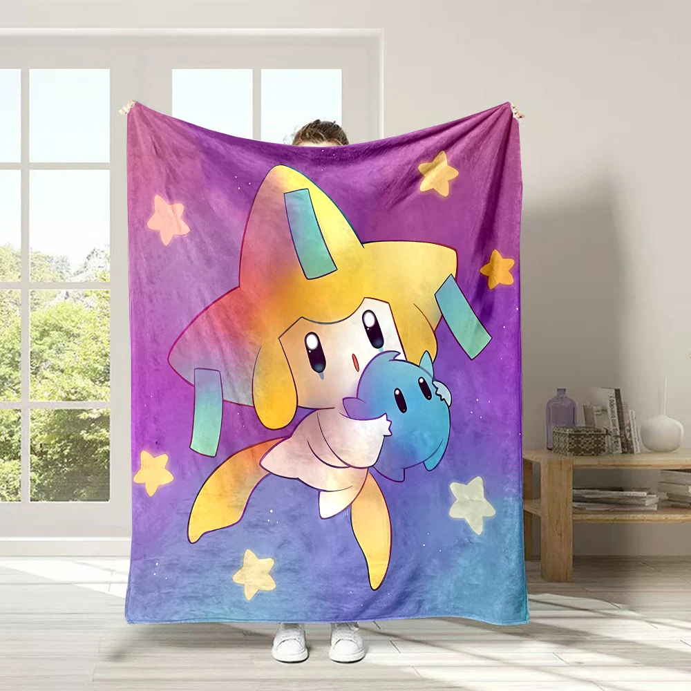 Мягкое пушистое одеяло с принтом Покемон джирачи покрывало для сна в воздушном