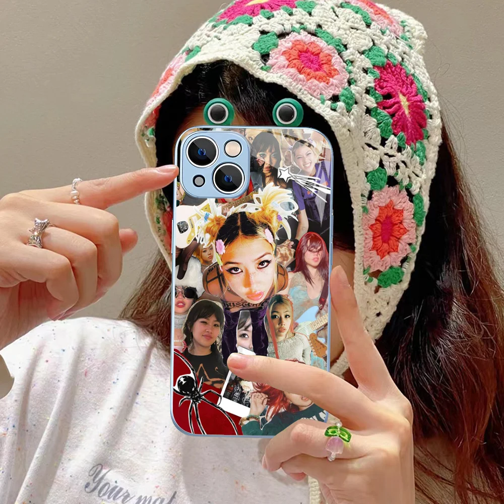 Singer B-Beabadoobee Phone Case Tempered Glass For iphone 14 13 12 11 Pro Mini XS MAX 14Plus X XR Fundas