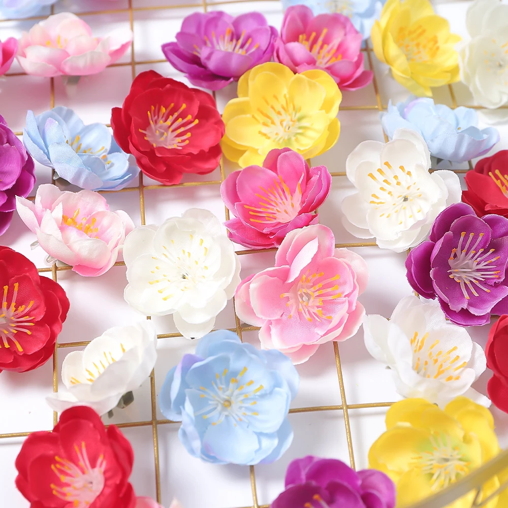 

Искусственные шелковые цветы 4 см