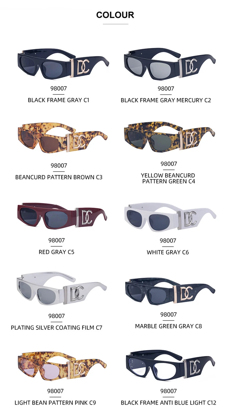 Vintage Cat Eye Sunglasses Women Men Luxury Brand Designer New Fashion Flat Top Goggle Driving Sun Glasses For Female Male images - 6