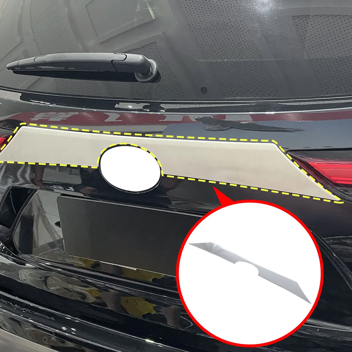 

Хромированный задний багажник для Toyota Highlander 2020 2021 2022