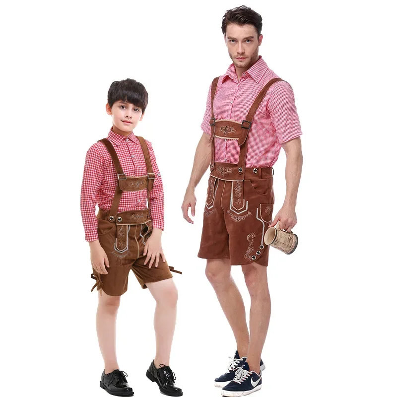 Костюм на Октоберфест Lederhosen баварские шорты немецкий костюм фестиваль пива