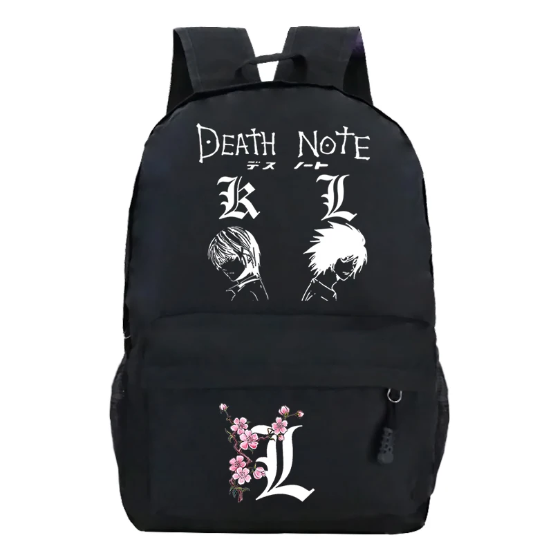 

Anime Death Note Backpack Women Fashion Daily Travel Rucksack Japanese Manga Death Note School Bags for Boys Girls Book Bag