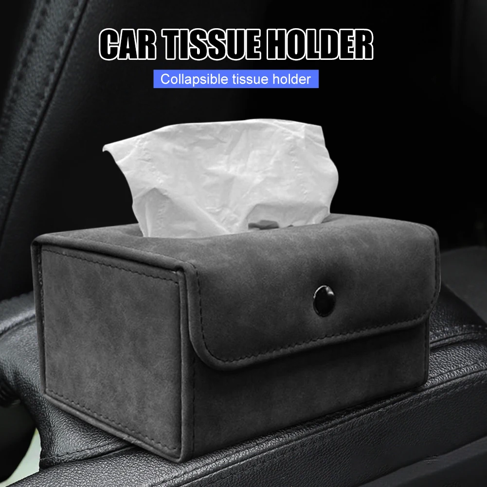 

Car Tissue Box Toilet Paper Holder Seat Back Tissue Box Case Napkin Container Organizer Holder Auto Interior Storage