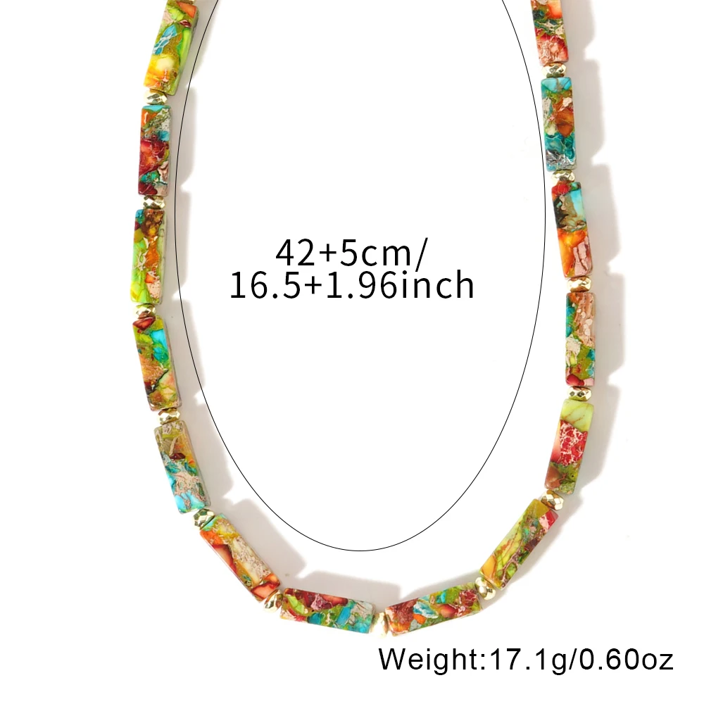 1 шт. богемный Железный галл камень граненый разделитель прямоугольный цветной