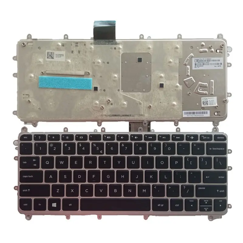 

laptop keyboard for HP Pavilion 11-N X360 11-N001EE 11-N014TU US keyboard SILVER FRAME PK131501A00