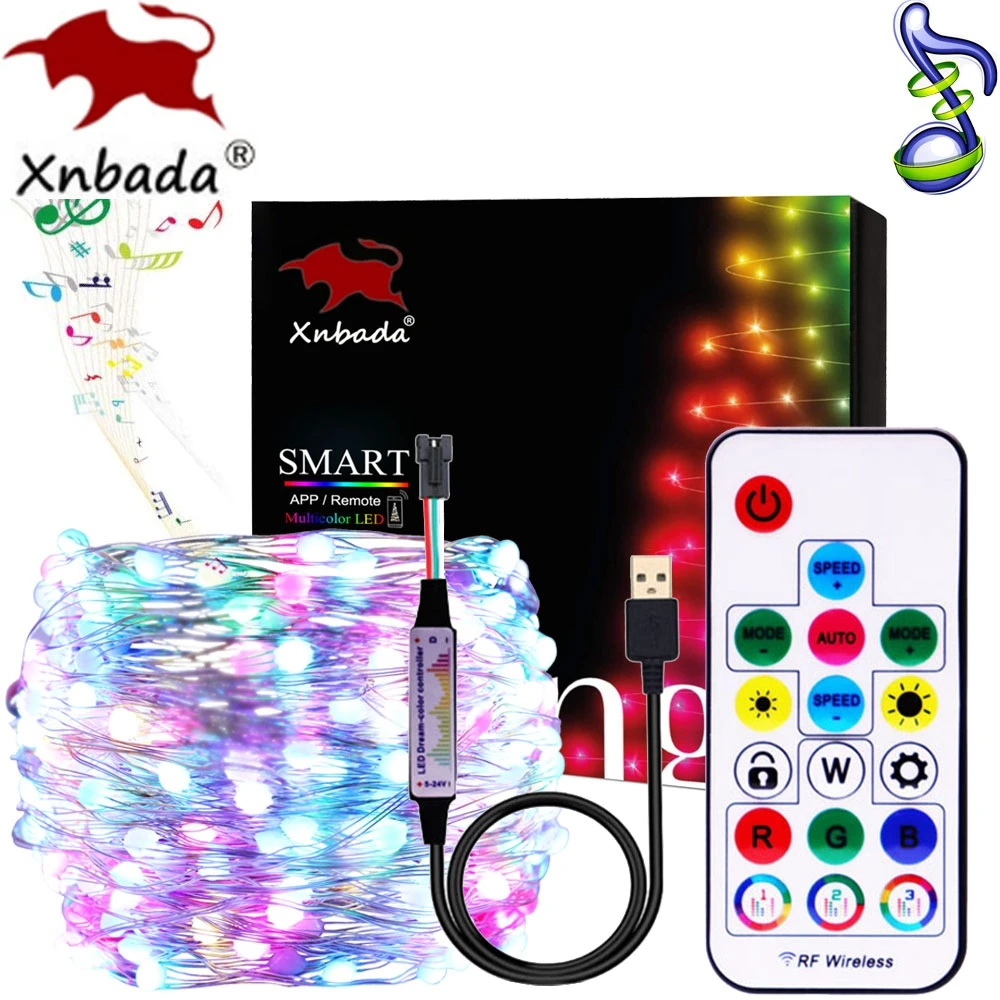 

Xnbada LED гирлянда WS2812B 5 м