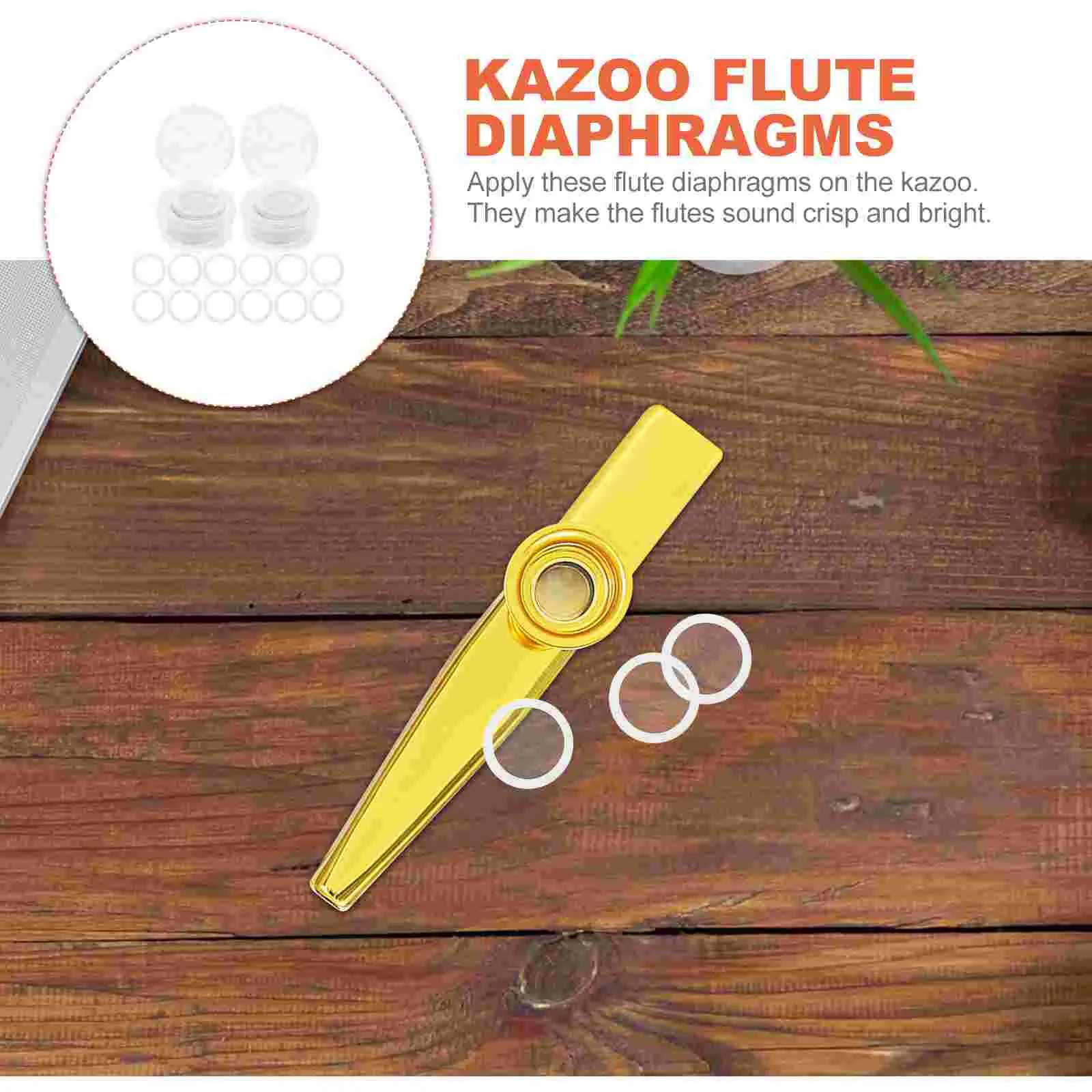 60 шт. аксессуары для флейты Dimo Kazoo защитные пленки диафрагмы принадлежности