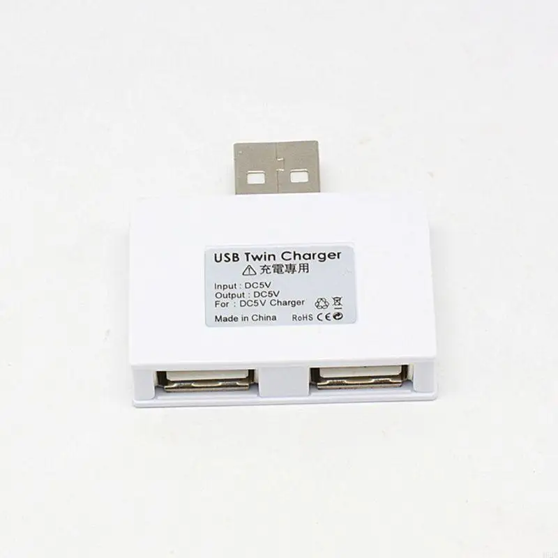 462C двойной 2-портовый USB-разветвитель-концентратор-адаптер-конвертер для зарядки