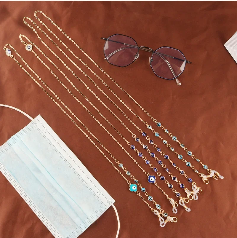 1 шт. модная искусственная цепочка для очков золотые цепочки держатель