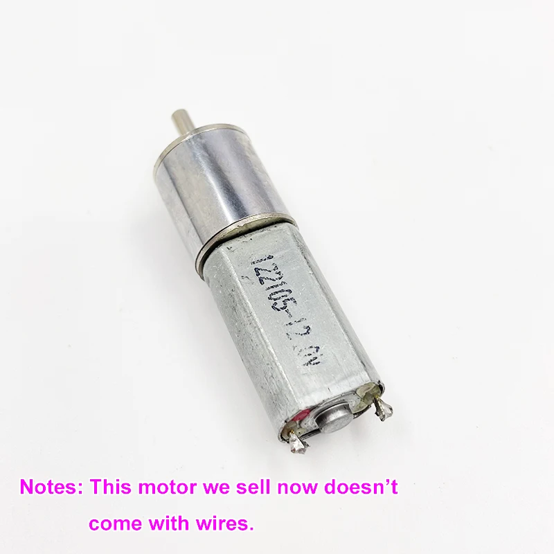 Микро 16 мм цельнометаллический двигатель шестерня редуктора DC 6 В-12 в 32 об/мин, низкая скорость, большой крутящий момент для робота