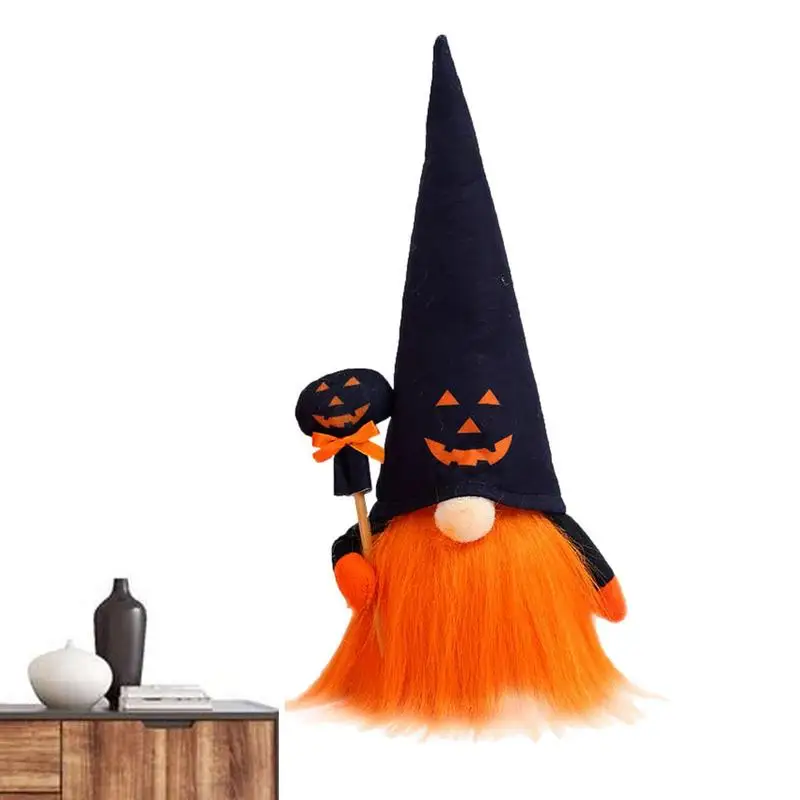 

Halloween Faceless Doll Faceless Doll Halloween Decorations Handmade Pumpkin Dwarf Doll Table Ornaments For Holiday Decoration