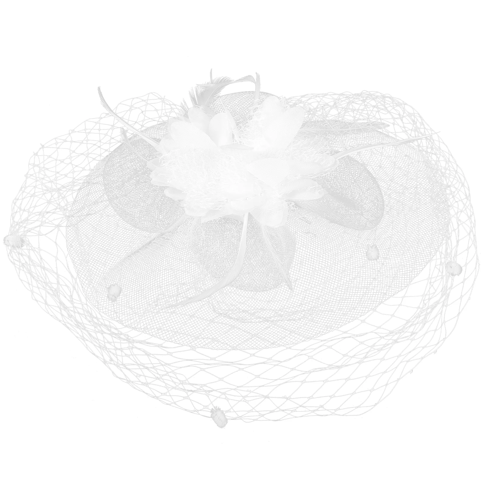 

Женская кружевная шляпка-Вуалетка, Коктейльные аксессуары для невесты