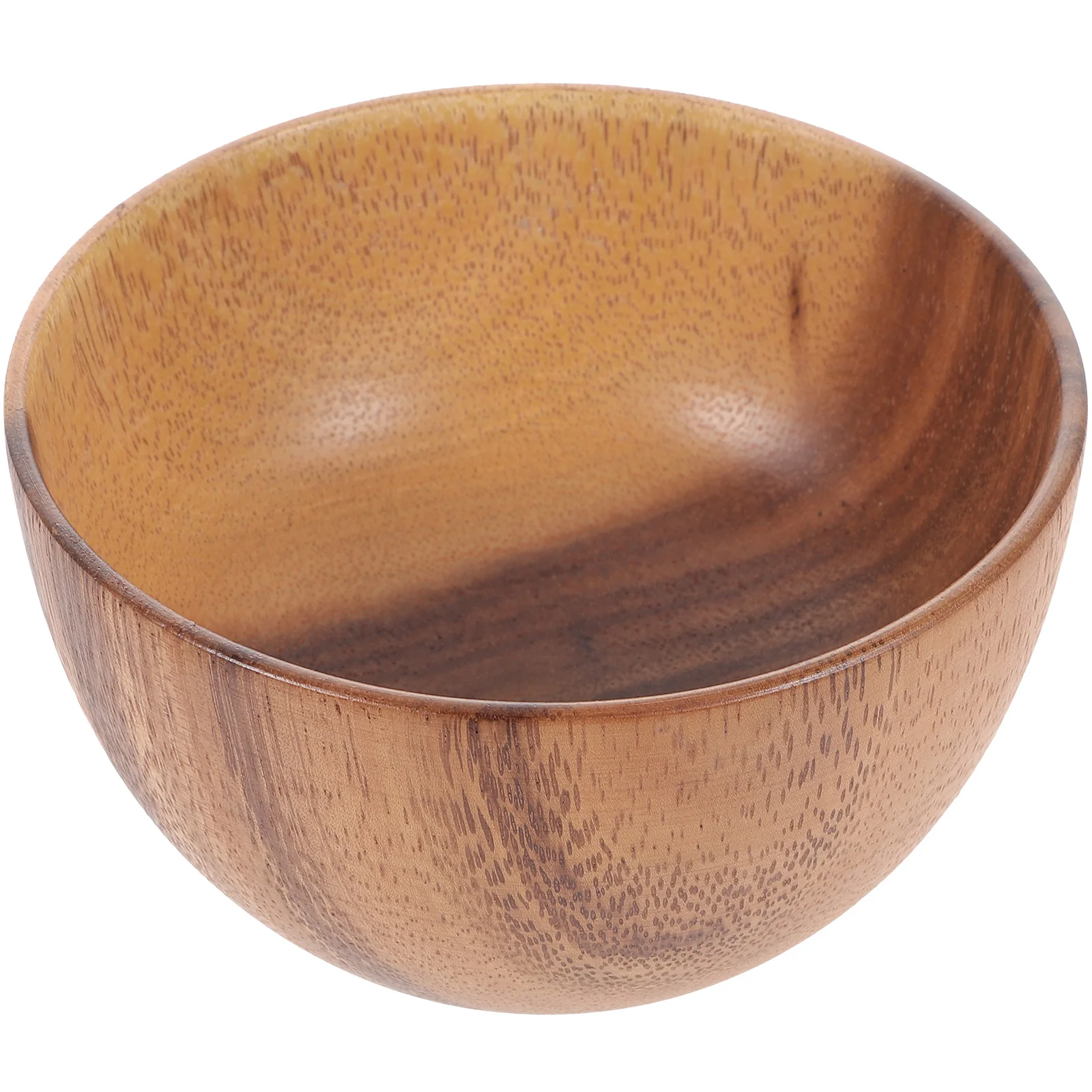 

Acacia Wood Salad Bowl Fruit Bowl Round Shop Dessert Bowls Wooden Salad Storage Container