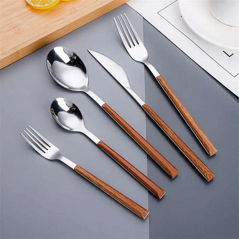 

Luxury Golden Stainless Steel Flatware Western Cutlery Set Roman Column Steak Knife Fork Spoon Coffee Dessert Tableware