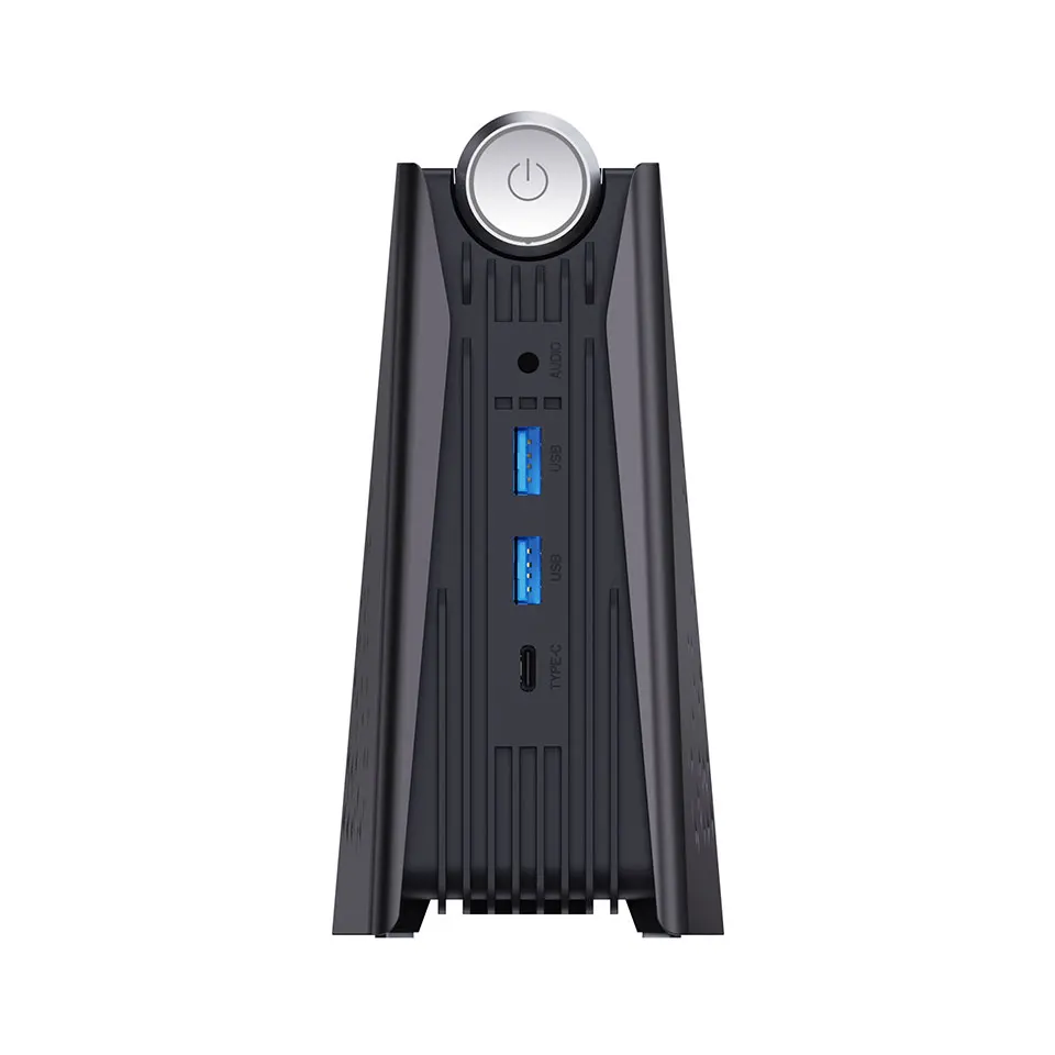 Мини-ПК Chatreey AMR5 Ryzen 5 5600U игровой настольный компьютер с цветным освещением
