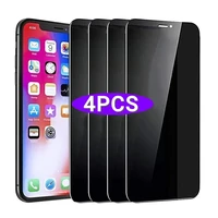 1 4pcs for iphone 12 13 pro xs max anti spy tempered glass for iphone 11 11pro 12 13 mini x xr 7 8 plus privacy screen protector
