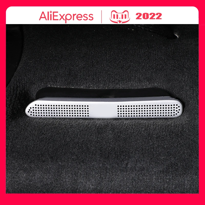 

Stainless Steel Seat AC Heat Floor Air Conditioner Duct Vent Outlet Grille Cover For BMW 3 6 Series X1 X3 X4 X5 X7