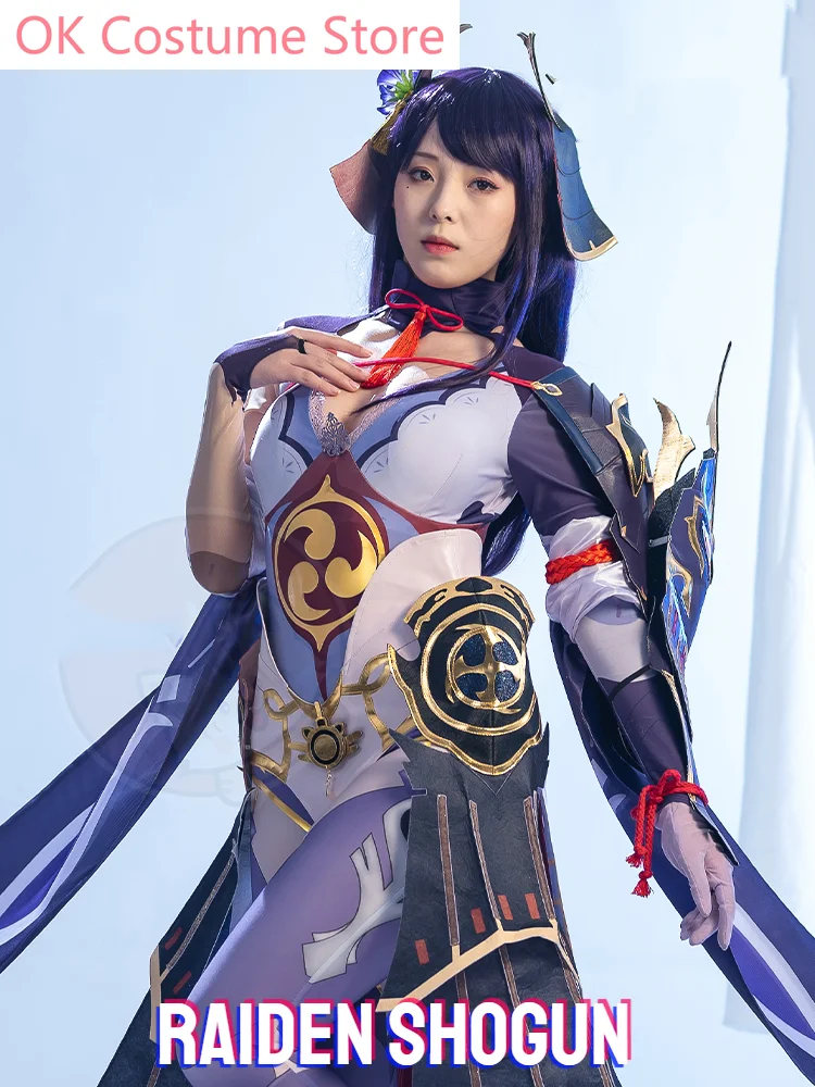 Игровой костюм для косплея Genshin Impact Raiden Shogun босса No Inazuma Tono с париком