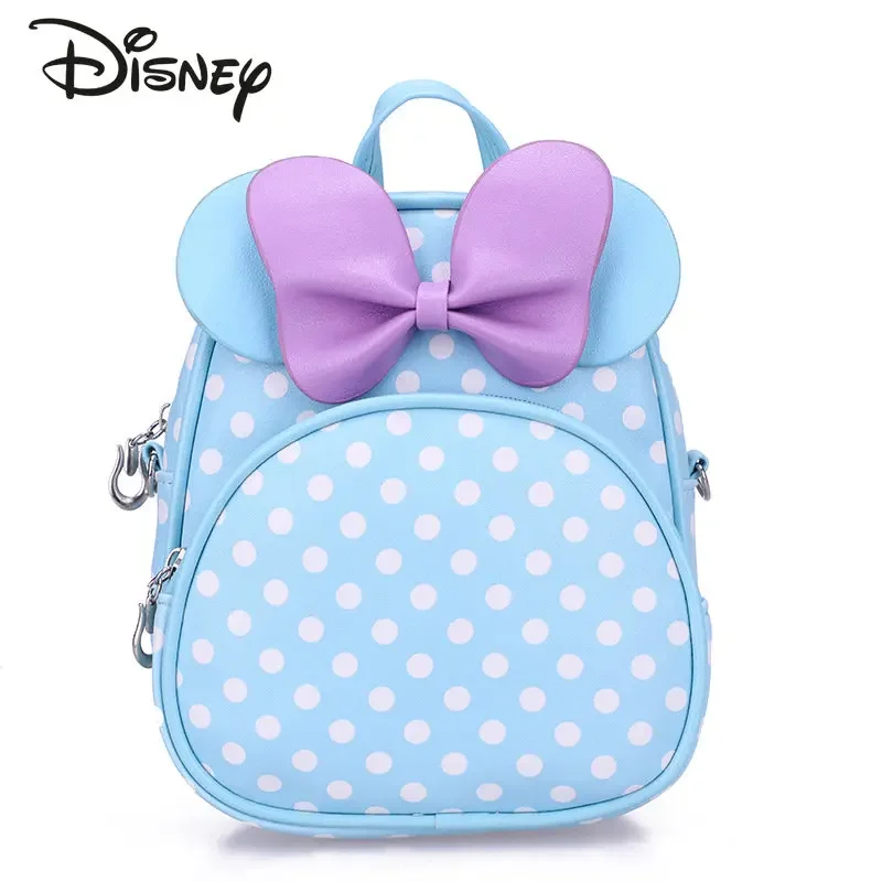 

Новый детский рюкзак Disney 2023 с Минни, Модный высококачественный рюкзак для девочек, милый мультяшный Универсальный студенческий рюкзак