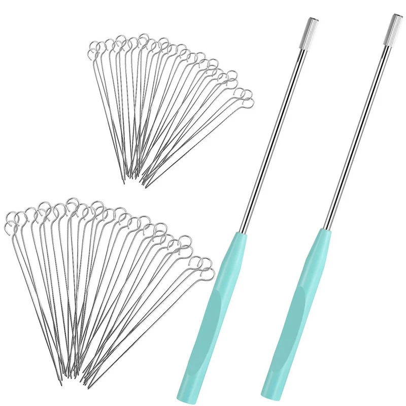 

Лидер продаж, 2 шт., многоразовые кольца для инокуляции с 90 сменными нихромированными иглами, кольца для инокуляции, стержень для инокуляции ...