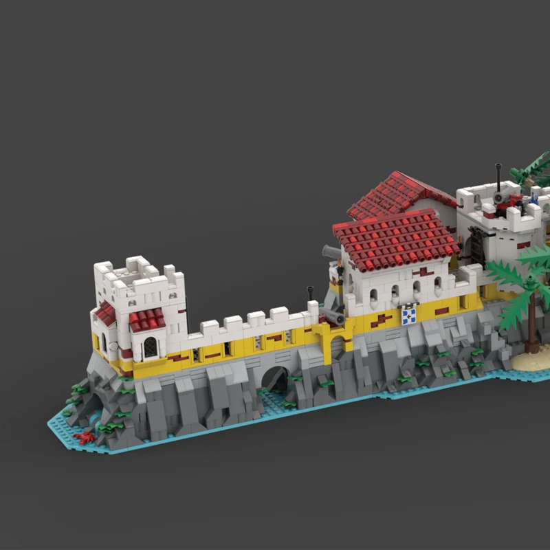 4995 шт. MOC, средневековая полная крепость, модульная модель, набор строительных блоков, сделай сам, сборка, дисплей, игрушки, детские рождественские подарки-сюрпризы (art.: 3920d3033fb49) - 3920d3033fb49