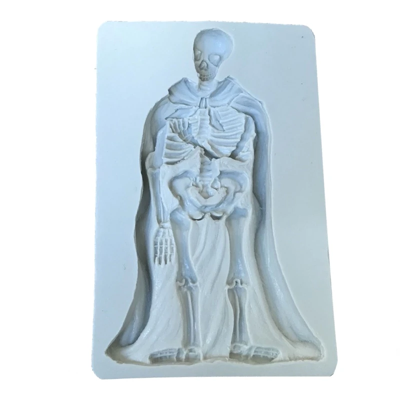 

for Creative Skeleton Shape Fondant Cake Silicone Mold Pastry Chocolate Mold