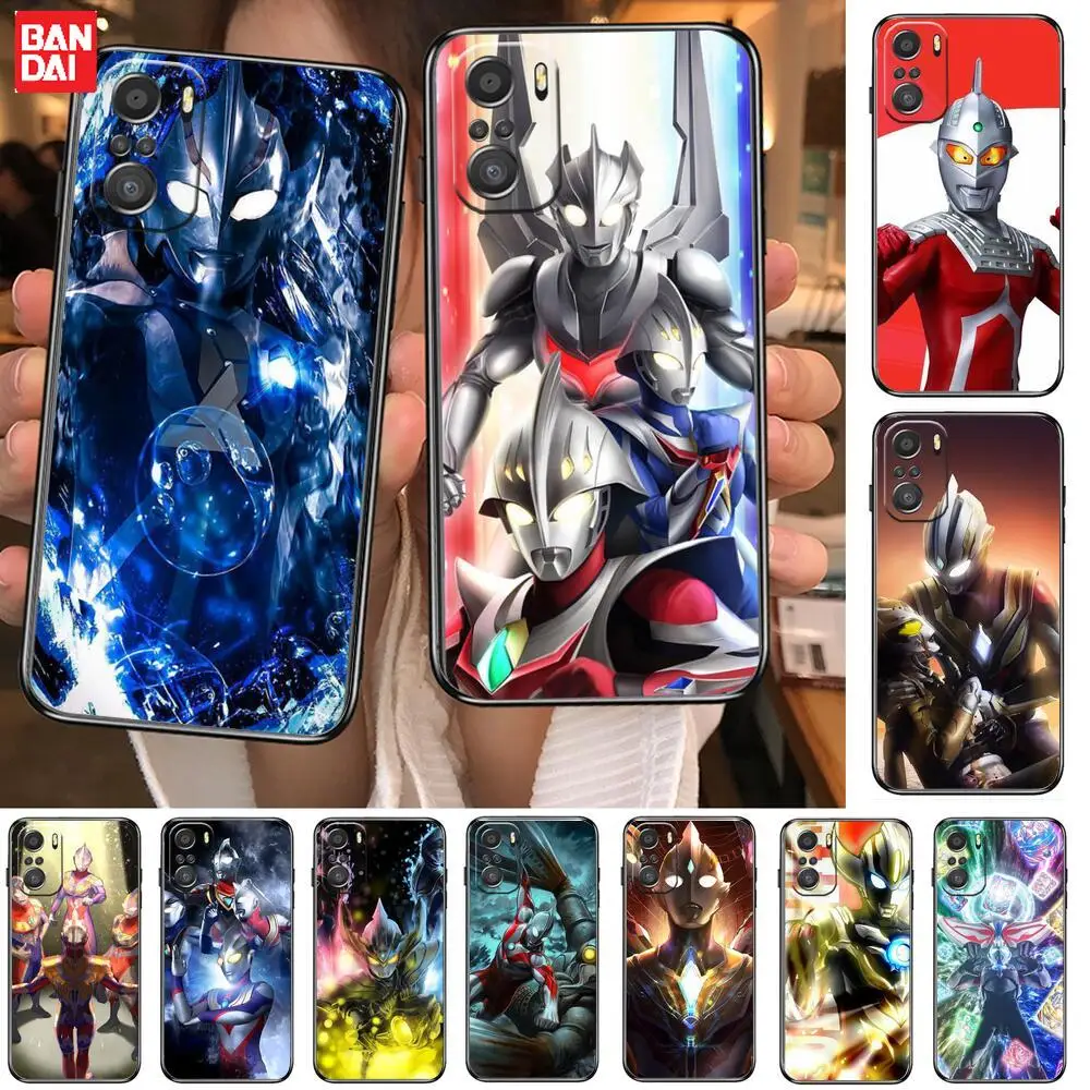 

Ultraman For Xiaomi Redmi Note 10S 10 9T 9S 9 8T 8 7S 7 6 5A 5 Pro Max Soft Black Phone Case