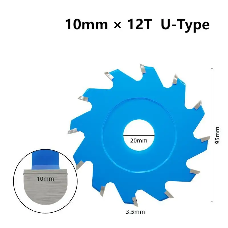 Круглая алюминиево-пластиковая пластина из сплава U/V с 6/8/12 зубьями 90 °   Сложенный прямоугольный долбежный диск для резки композитной панели