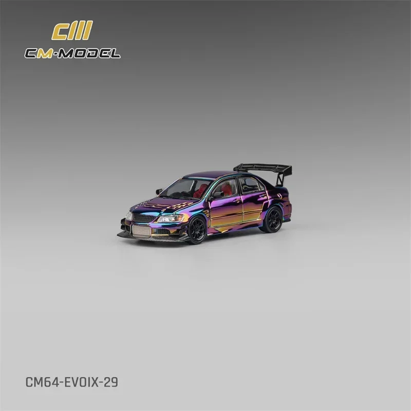 CM MODEL 1:64 Lancer Evoix Widebody Chromecolour металлическая модель автомобиля