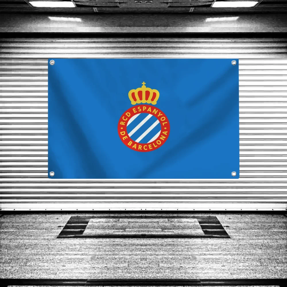 RCD Espanyol Клубный флаг Прапор гордости для повесить флаги комнат Баннерные спален