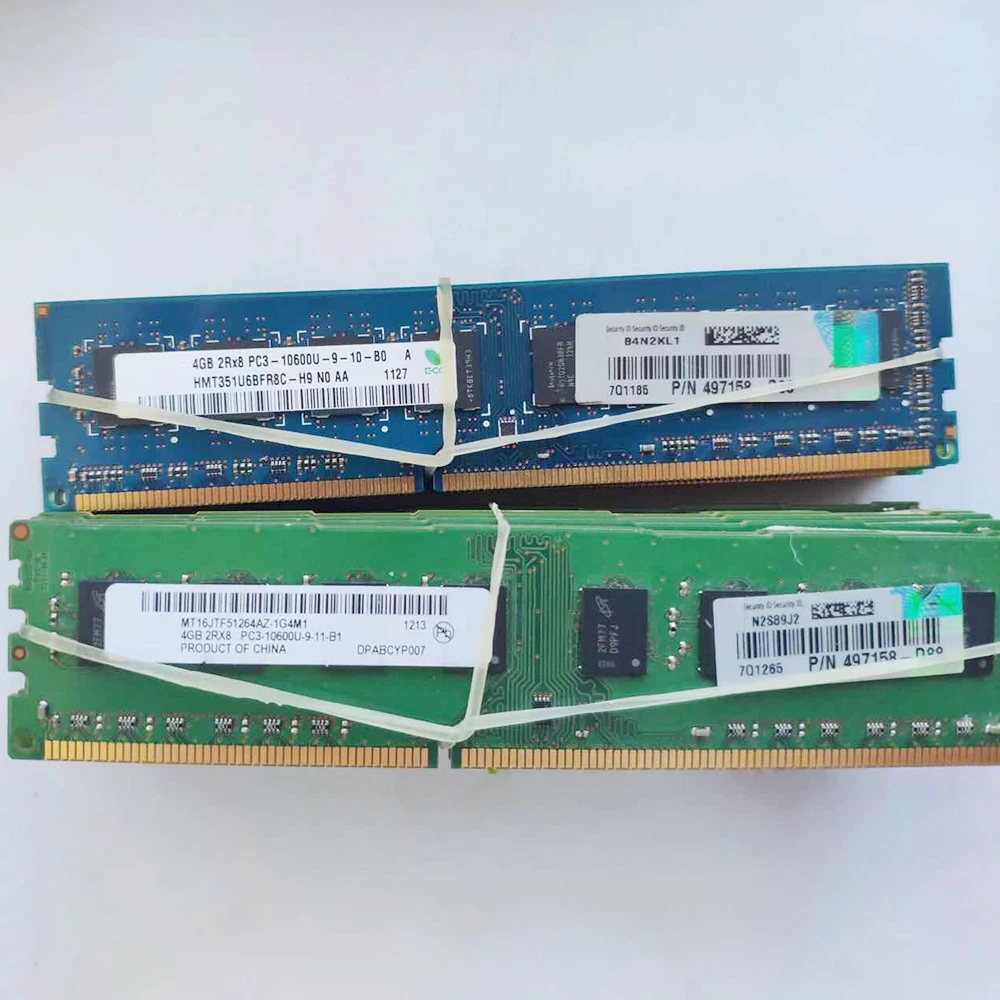 1 шт. для HP Z400 Z420 Z600 Z800 DDR3 4G 4 ГБ 1333 2Rx8 UDIMM ECC Серверная память Быстрая доставка