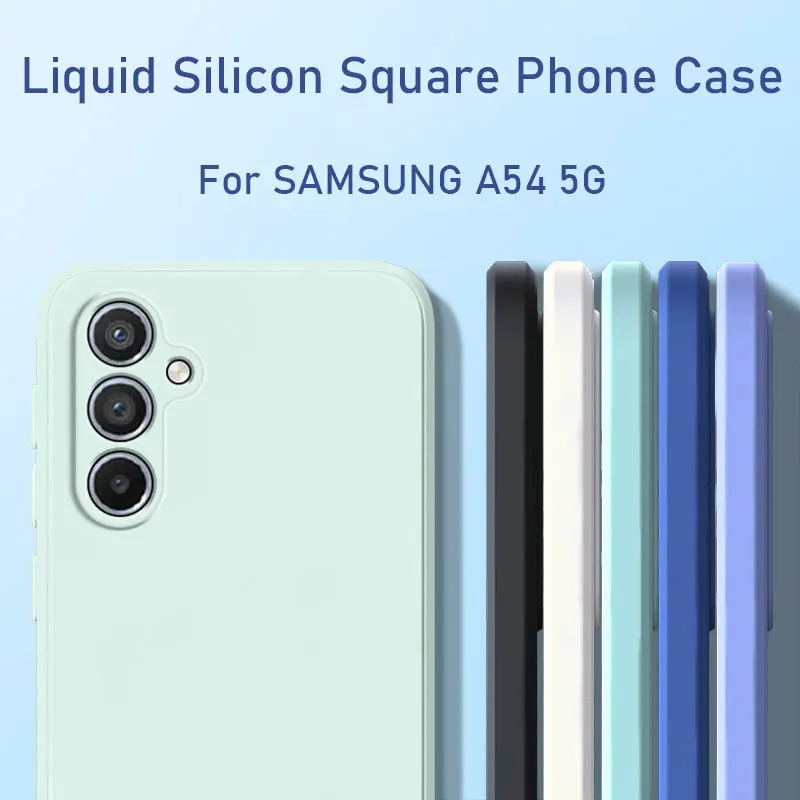 

Liquid Original Silicone Magnetic Ring Holder Case For Samsung Galaxy A54 5G A14 4G A34 5G A54 5G A14 5G A54 Strap Stand Cover