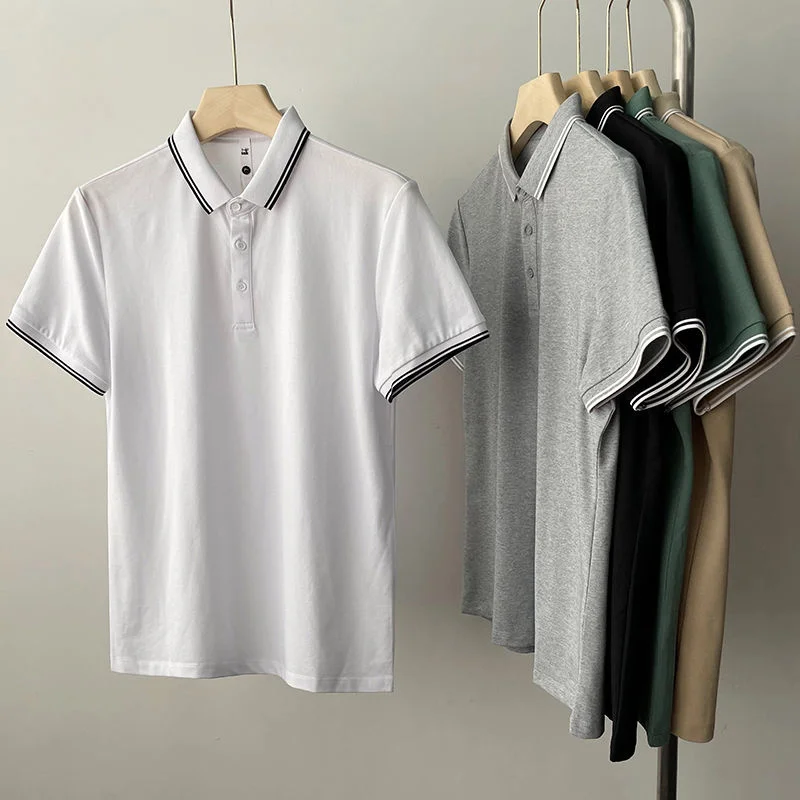 

Мужская футболка-поло с коротким рукавом, 5 цветов